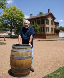 Me at Lincoln's house